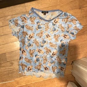 Delias by dolls kill teddy bear top